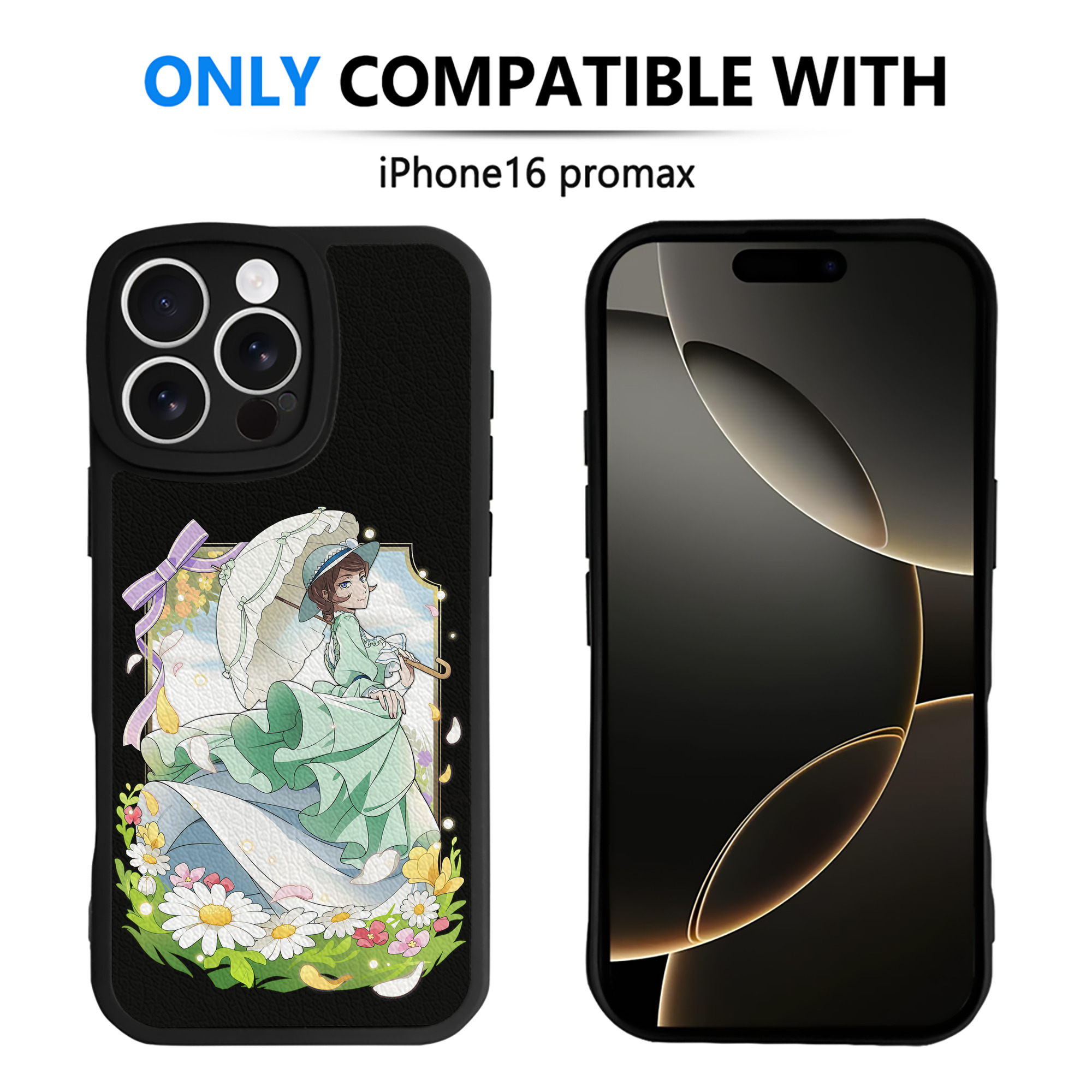 （画像用） 文豪ストレイドッグス Bungo Stray Dogs 【iPhone 16シリーズ対応】シリコンスマホケース（レザー調） 材質：シリコン